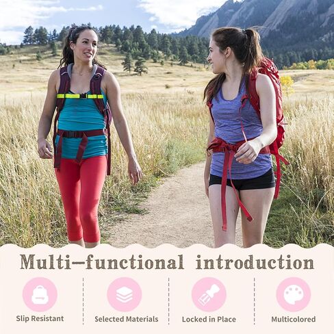 Sternum Straps For Backpacks 1-pack,Adjustable Chest Strap with Emergency Whistle Buckle Suitable for Universal Outdoor Fabric Backpack Straps(Blue) in Kuwait