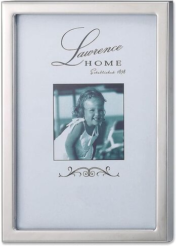 Lawrence Frames 710657 Silver Standard Metal 5x7 Picture Frame in Saudi Arabia