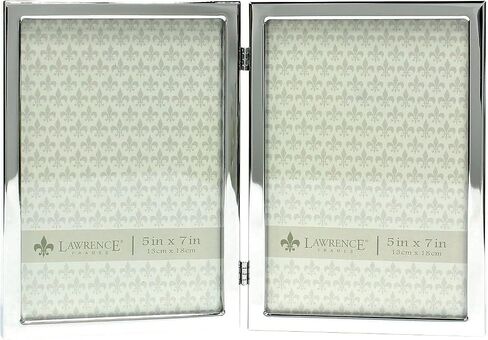Lawrence Frames 710657 Silver Standard Metal 5x7 Picture Frame in Saudi Arabia