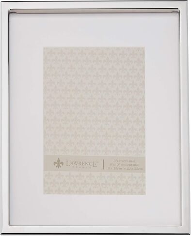 Lawrence Frames 710657 Silver Standard Metal 5x7 Picture Frame in Saudi Arabia
