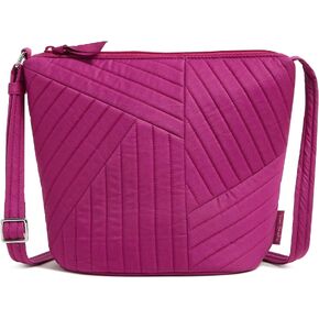 Vera Bradley Women's Cotton Bucket Crossbody Purse