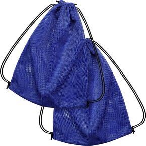 Frienda Mesh Drawstring Backpack Bag Multifunction Mesh Bag for Swimming, Gym, Clothes (Black) in Kuwait