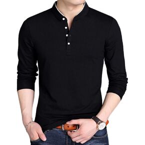 YTD Mens Summer Slim Fit Pure Color Short Sleeve Polo Casual T-Shirts in Saudi Arabia