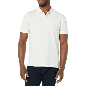 Amazon Aware Men's Lightweight Cotton Pique Short Sleeve Polo Shirt