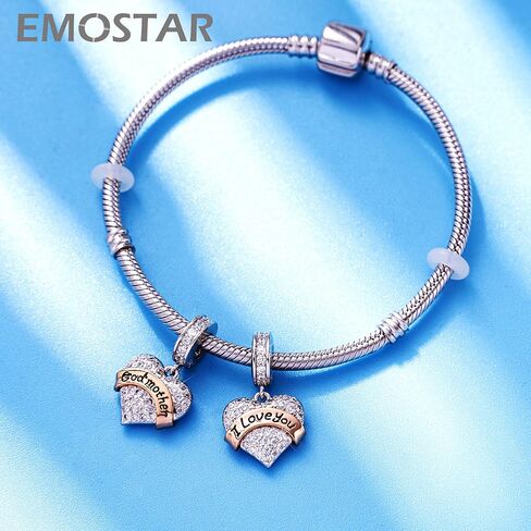 Family Charms, 925 Sterling Silver Mother Father Daughter Son Sister Brother Godmother Goddaughter Nana Grandpa Nephew Husband Wife Aunt Uncle Best Friends,I Love You Dangle,fit European Bracelet in Kuwait