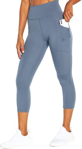 Balance Collection Womens Easy Eclipse High Rise Pocket Capri Legging in Kuwait