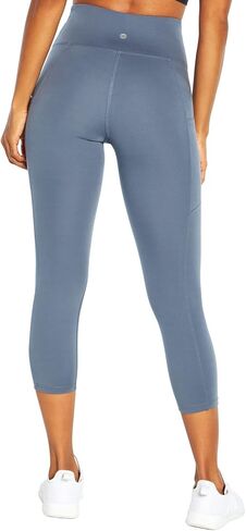 Balance Collection Womens Easy Eclipse High Rise Pocket Capri Legging in Kuwait