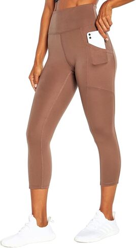 Balance Collection Womens Easy Eclipse High Rise Pocket Capri Legging in Kuwait