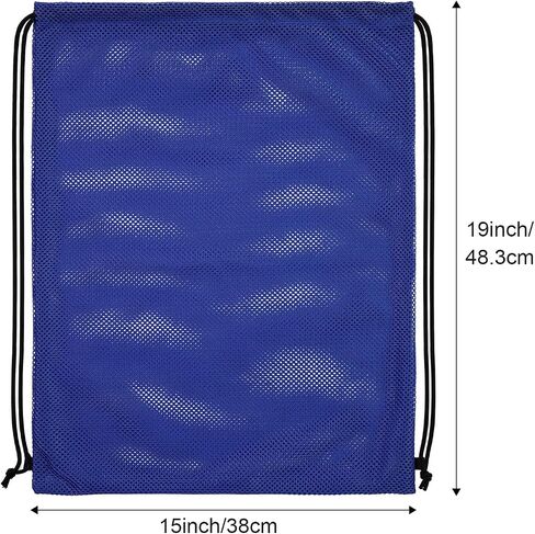 Frienda Mesh Drawstring Backpack Bag Multifunction Mesh Bag for Swimming, Gym, Clothes (Black) in Kuwait
