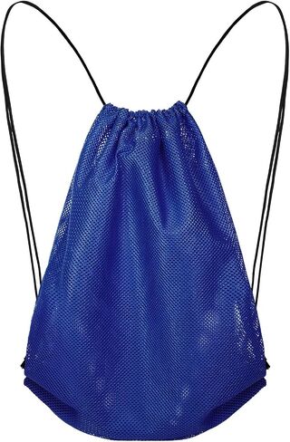Frienda Mesh Drawstring Backpack Bag Multifunction Mesh Bag for Swimming, Gym, Clothes (Black) in Kuwait