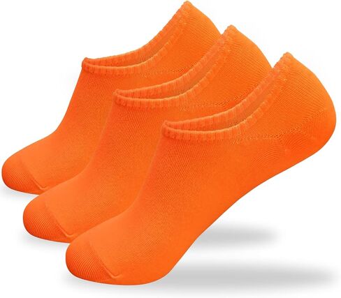 CUTIE MANGO Women's Colorful Bright Neon No-Show Ankle Sneaker Low Cut Vivid Color Crazy Fun Cotton Novelty Casual Socks in Saudi Arabia