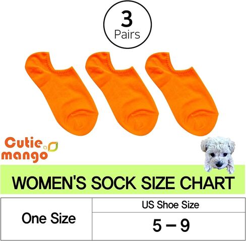 CUTIE MANGO Women's Colorful Bright Neon No-Show Ankle Sneaker Low Cut Vivid Color Crazy Fun Cotton Novelty Casual Socks in Saudi Arabia