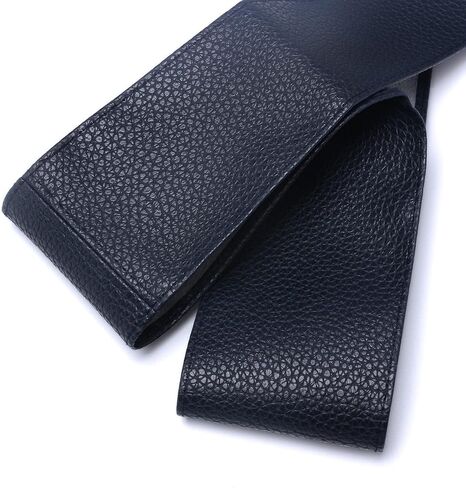 TOP HUNTER Women Faux Leather Obi Style Belt, Retro Lace Up Wide Wrap Waist Belt for Party Casual Fashion in Kuwait