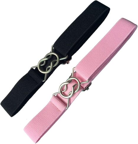 ICGSUQR Kids Toddlers Belts Elastic Stretch Adjustable Belt For Small Boys Girls School Uniforms With Easy Buckle in Saudi Arabia