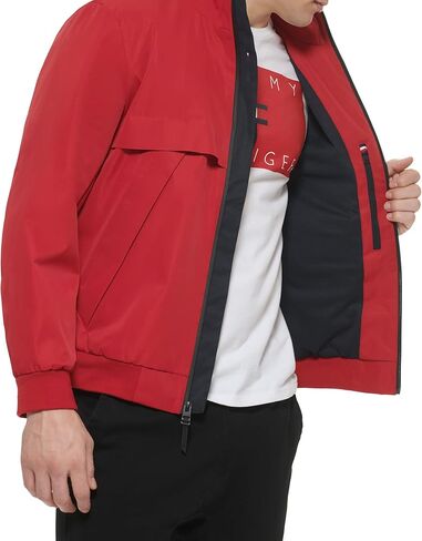 Tommy Hilfiger Men's Clean Logo Bomber in Saudi Arabia
