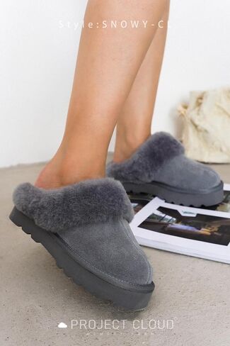 Project Cloud 100% Genuine Leather Memory Foam Slippers for Women Footwear | Memory Foam Cushioning; Genuine Leather Upper; Non-Slip Sole; Lightweight Design for Everyday Comfort and Support All-Day Use in Saudi Arabia