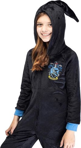 بدلة بيجامة بغطاء للرأس للأطفال من الجنسين من INTIMO Harry Potter - جميع المنازل الأربعة جريفندور، سليذرين، رافينكلاو، هافلباف in Kuwait
