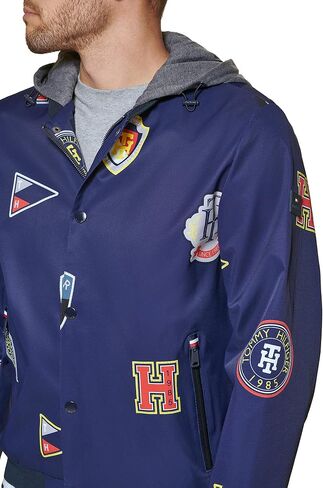 Tommy Hilfiger Men's Fashion Bomber with Attached Jersey Hood in Saudi Arabia