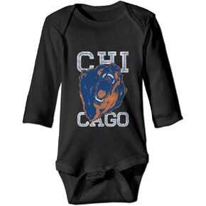 Bear Roar Baby Bodysuit Chicago Infant Onesie Long Sleeve Playsuit Outfit