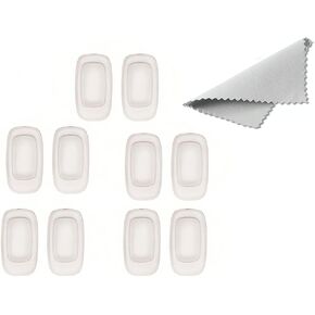 نظارات شمسية من NLQHOPTS مع 5 أزواج من نظارات الأنف من السيليكون الناعم في حماية الأنف، وسادات جسر الأنف البديلة للنظارات لإطار النظارات الشمسية ماوي (11 مم، مربعة/مستطيلة) in Kuwait