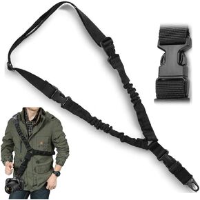 PFCKE camera sling with shoulder pad, quick release nylon sling with free length adjustment, can be used as a camera and bag sling, perfect for outdoor activities such as hiking, trekking and climbing in Kuwait