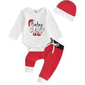 Ursobutegl My First Halloween Baby Girl Boy Outfits Cutest Pumpkin Romper Oneise Print Pants Hat Newborn Infant Clothes Set in Kuwait