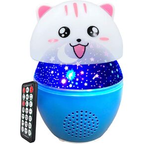 SEVENKA Night Light for Kids, 16 Lighting Modes Star Lights for Bedroom, 360° Rotating with Bluetooth Speaker, Rechargeable Baby Night Light Projector for Nursery Baby Bedroom Décor in Kuwait
