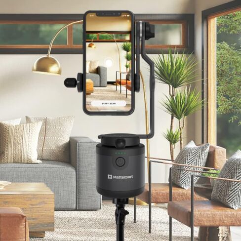 مثبت Matterport Axis Gimbal - حامل دوار بمحرك لجولة افتراضية ثلاثية الأبعاد احترافية 360 صورة مع حامل ثلاثي محمول وقابل للطي in Kuwait