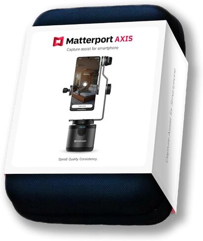 مثبت Matterport Axis Gimbal - حامل دوار بمحرك لجولة افتراضية ثلاثية الأبعاد احترافية 360 صورة مع حامل ثلاثي محمول وقابل للطي in Kuwait