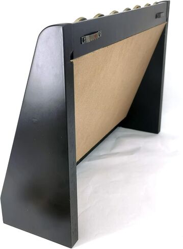 جويجولز حامل عرض العملات المعدنية مصنوع يدويًا من الخشب الرائع مكون من 4 صفوف من الخشب in Kuwait