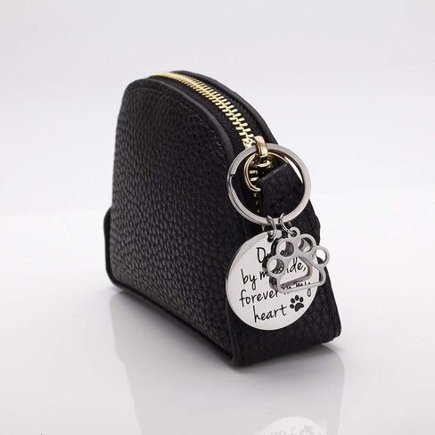 VANLOVEMAC Loss of Pet Memorial Keychain Dog Cat Remembrance Jewelry Pet Sympathy Gift Dog Remembrance for Women Men Once By My Side Forever in My Heart Key Ring in Saudi Arabia