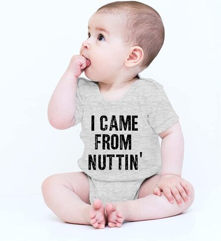 CBTwear I Came From Nuttin - أفكار لحديثي الولادة للأطفال - بدلة أطفال لطيفة من قطعة واحدة in Kuwait
