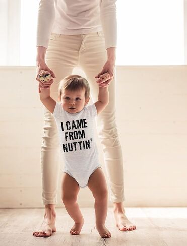 CBTwear I Came From Nuttin - أفكار لحديثي الولادة للأطفال - بدلة أطفال لطيفة من قطعة واحدة in Kuwait