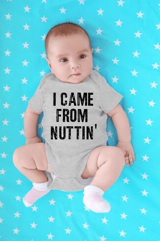 CBTwear I Came From Nuttin - أفكار لحديثي الولادة للأطفال - بدلة أطفال لطيفة من قطعة واحدة in Kuwait