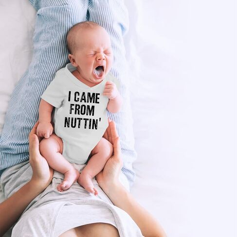CBTwear I Came From Nuttin - أفكار لحديثي الولادة للأطفال - بدلة أطفال لطيفة من قطعة واحدة in Kuwait