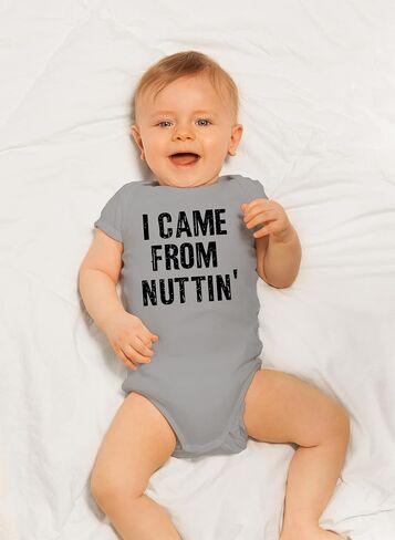 CBTwear I Came From Nuttin - أفكار لحديثي الولادة للأطفال - بدلة أطفال لطيفة من قطعة واحدة in Kuwait