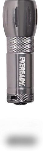 ايفريداي مصباح يدوي LED معدني صغير مقاوم للماء، يتضمن 3 بطاريات ايه ايه ايه شديدة التحمل، 21 لومن، اسود in Kuwait