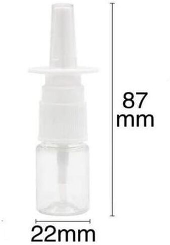 12PCS 5ml Empty Mini Plastic Nasal Spray Bottles Cosmetic Fine Mist Sprayers Dispensing Cleanser Container Travel Size Container for Saline Nasal Spray Wash Perfumes (Green) in Saudi Arabia