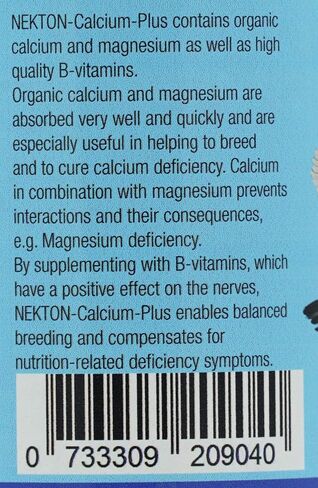 Nekton Calcium Plus - كالسيوم مع المغنيسيوم والفيتامينات 35g/1.23 oz in Kuwait