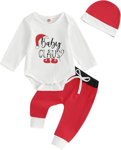 Ursobutegl My First Halloween Baby Girl Boy Outfits Cutest Pumpkin Romper Oneise Print Pants Hat Newborn Infant Clothes Set in Kuwait