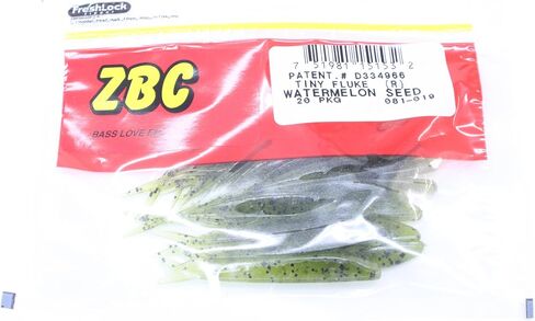 Zoom Tiny Fluke-Pack of 20 (Watermelon Seed, 2.75-Inch) in Saudi Arabia