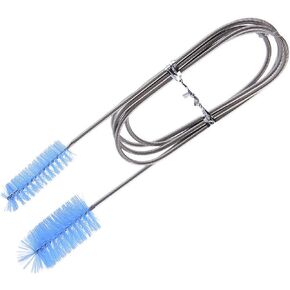 UnisonPet Aquarium Filter Brush, Flexible Tube Cleaning Long Hose Brush, Stainless Steel Cleaning Brush for Fish Tank Aquarium, Double Ended Hose Brush Pipe Clean Brush in Kuwait