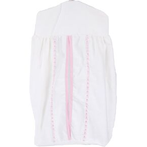 Baby Doll Bedding Unique Crib Diaper Stacker, Lavender
