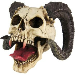 PTC Ram Horned Skull Figurine New in Saudi Arabia