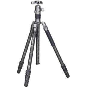 Benro Rhino Carbon Fiber Zero Series Tripod/Monopod with VX20 Ballhead, 5 Leg Sections, Twist Leg Locks, Padded Carrying Case (FRHN05CVX20) in Saudi Arabia