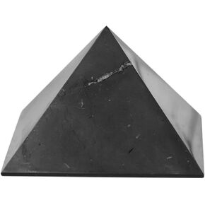 Karelian Heritage Genuine Polished Shungite Energy Pyramid 30 mm, Chakra Balancing Collectibles PP01 in Kuwait