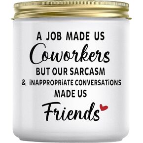 Jonico Coworker Gifts for Women Men - Funny Retirement Gifts for Women Men, Coworker Leaving Gifts, Going Away Goodbye Farewell Gifts for Coworkers Friends, White Elephant Gifts, Lavender Candles in Saudi Arabia
