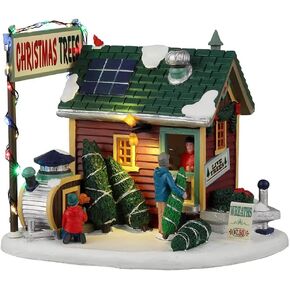 Lemax Village Collection Tiny House Tree Lot, B/O (4.5V) #25901 in Saudi Arabia