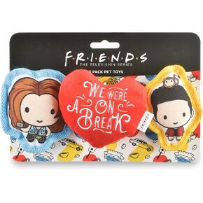 WB Friends: 6" You're Better Together Frame Plush Squeaker Dog Toy | 6" Friends Plush Peephole Squeaker Pet Toy | Friends Show Toy for Dogs Stuffed Animal 6 inch, FF21172 in Kuwait