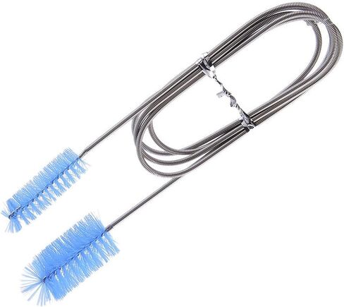 UnisonPet Aquarium Filter Brush, Flexible Tube Cleaning Long Hose Brush, Stainless Steel Cleaning Brush for Fish Tank Aquarium, Double Ended Hose Brush Pipe Clean Brush in Kuwait